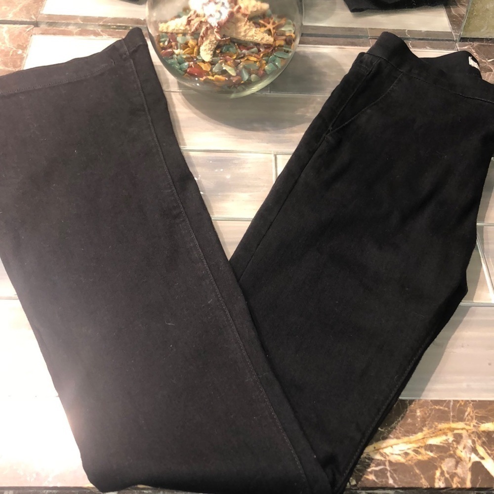 ⭐️ 3/$10 JOIE NWOT black tux trouser jean Vintage - sample sale